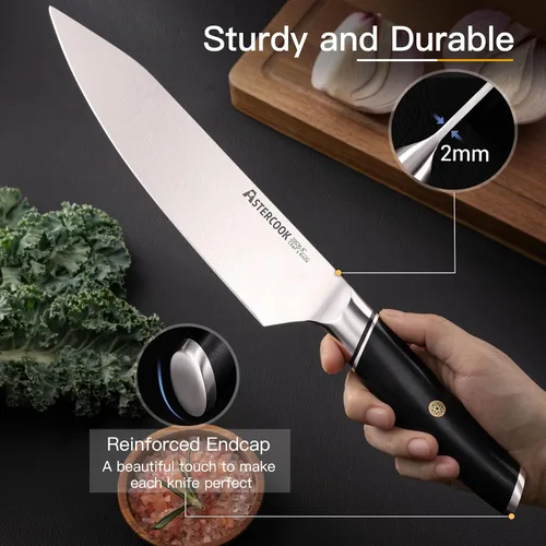 Miniatura 9 de Cuchillo de chef Astercook (mango ABS-)