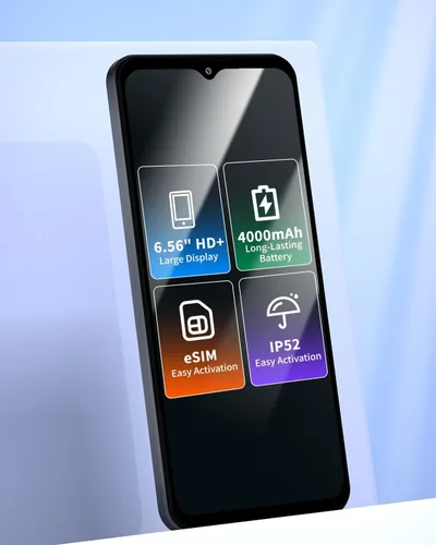 Miniatura 2 de Teléfono celular 4G desbloqueado, teléfono inteligente 4G desbloqueado 2025, pantalla HD+ de 6.56 pulgadas, 3 GB de RAM 32 GB ROM, batería de 4000