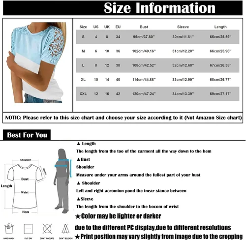 Miniatura 3 de Blusas de encaje para mujer, lindas blusas de verano con manga casquillo para mujer, blusas y tops elegantes vintage