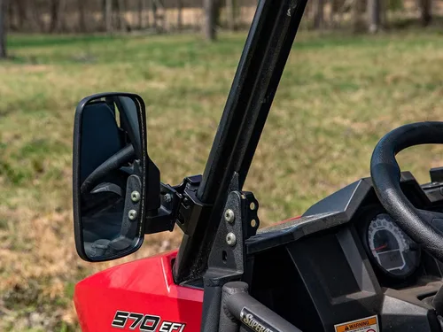 Miniatura 4 de SuperATV Espejos de visión lateral UTV de jaula formada para Can-Am Defender HD 5/8/10/11/MAX (ver accesorio) Incluye espejos izquierdo y derecho