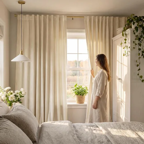 Miniatura 119 de StangH Cortinas de Terciopelo Verde Esmeralda de 96 Pulgadas - Cortinas Opacas de Terciopelo de Lujo Súper Suaves, Elegante Cobertura de Ventana