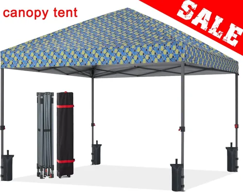 Miniatura 33 de ABCCANOPY Tienda de campaña desplegable de 10 x 10, refugio instantáneo de fácil instalación con bolsa con ruedas, toldo resistente al aire libre