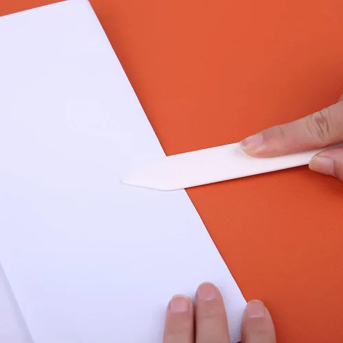 Miniatura 3 de Juego de 8 carpetas de huesos, carpeta de hueso de plástico, herramienta de puntuación para manualidades de papel, fabricación de tarjetas