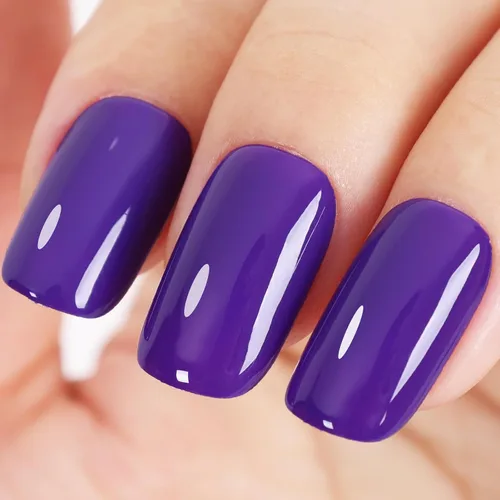 Miniatura 18 de Esmalte de uñas en gel color púrpura oscuro de medianoche - 15ml de esmalte de uñas en gel Jelly color morado negro, color traslúcido