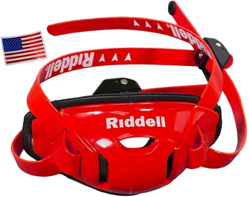 Miniatura 7 de Riddell SpeedFlex Hard Cup Cam-Loc Chinstrap + calcomanía para casco de la bandera de Estados Unidos