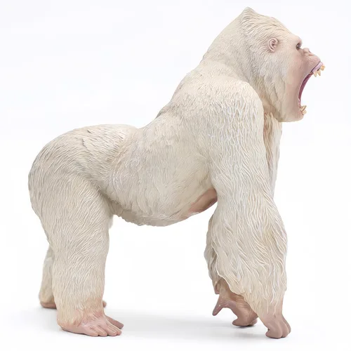 Miniatura 5 de Gorilla Toys Figura de acción Rampage Gorilla Fight Mode Gorilla Ape Figuras sólidas de animales salvajes para juegos de rol, juguete para contar