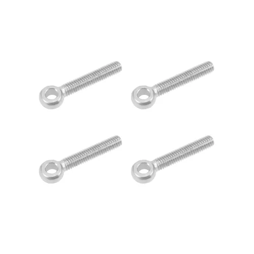 Miniatura 8 de METALLIXITY Perno de elevación oscilante de hombro (M6 x 0.787 in), 5 unidades, pernos de ojo de acero inoxidable 304, para renovación del hogar