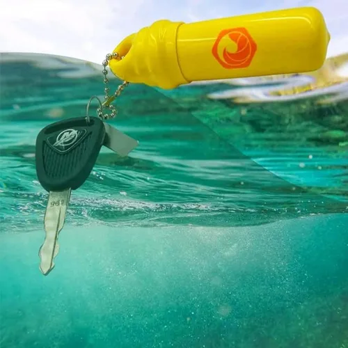 Miniatura 5 de Seahive Llavero flotante (paquete de 2) con contenedor de seguridad impermeable, flotador para llave de barco, pontón, accesorios de pesca, soporte