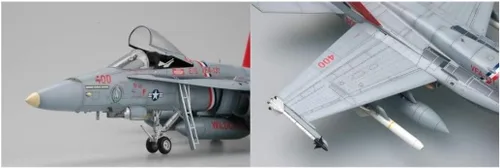 Miniatura 3 de Hobby Boss F/A-18C Kit de construcción de modelo de avión Hornet