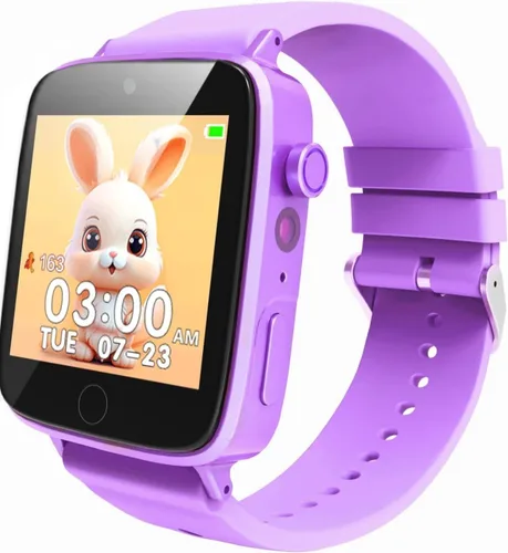 Miniatura 10 de ZUODUN Relojes Inteligentes para Niñas de 4 a 12 Años, Reloj Inteligente para Niños con Cámara, 26 Juegos de Rompecabezas, Reloj Despertador, Rosa