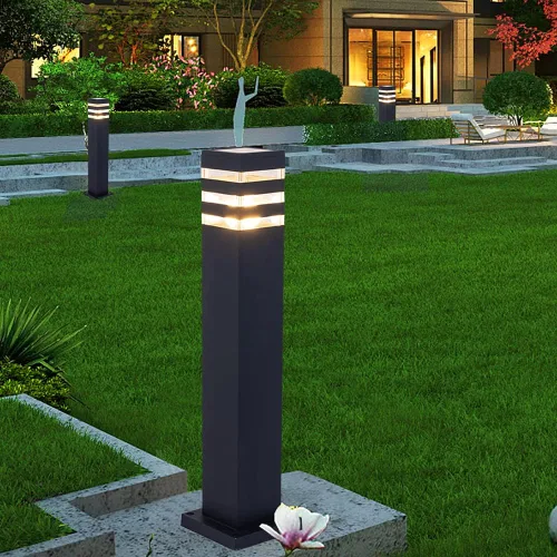 Miniatura 3 de Luces de camino, luces de poste IP55, impermeable, para exteriores, lámpara de pie, lámpara de pie, portalámparas E26, cableada, adecuada