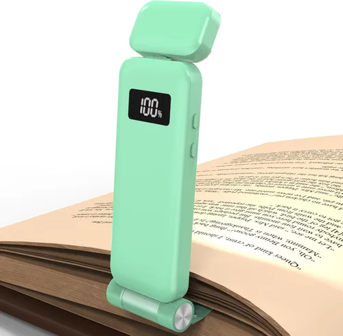 Miniatura 16 de KTEBO Luz de libro recargable para leer en la cama, lámpara de lectura de libros para cuidar los ojos con 10 modos LED, luz portátil ligera de 1.3