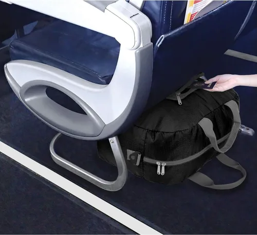 Miniatura 3 de WANDF - Bolsos de lona plegable en tamaños de 16 a 22 pulgadas y con volúmenes de entre 5.28 a 13.2 galones para viajar, llevar al gimnasio