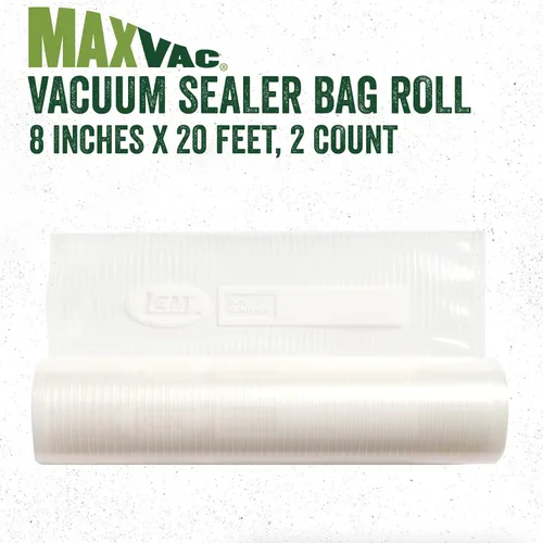 Miniatura 2 de LEM MaxVac - Rollos para bolsas de vacío de 2 piezas de 8 pulgadas x 20 pies