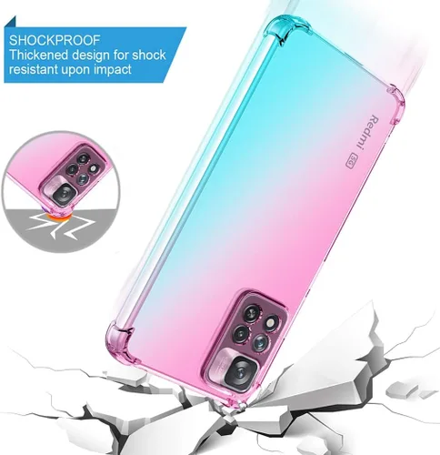 Miniatura 7 de Funda para Redmi Note 11 Pro 5G/Redmi Note 11E Pro, funda transparente para teléfono con degradado, delgada, antiarañazos, flexible, funda