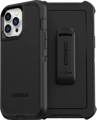 OtterBox Funda para iPhone 13 Pro Max y 12 Pro Max Defender Series: una sola unidad Se envía en bolsa de plástico, ideal para clientes de negocios -