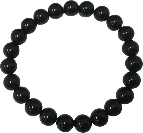 Miniatura 615 de Gem Avenue Handmade Round Bead Stretch Bracelet Unisex Natural Stone Beaded Jewelry for Men & Women, Elastic Wristband for Daily Wear
