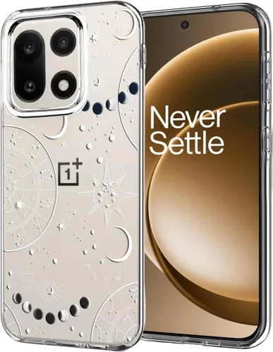 Miniatura 22 de Unov Funda compatible con OnePlus 15R 5G transparente con diseño de TPU suave absorción de golpes, diseño delgado en relieve, cubierta trasera great