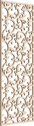 Miniatura 61 de Wheatland Paneles de pared decorativos de madera con calado, 9 3/8 pulgadas de ancho x 24 3/8 pulgadas de alto x 1/4 de alto, nogal