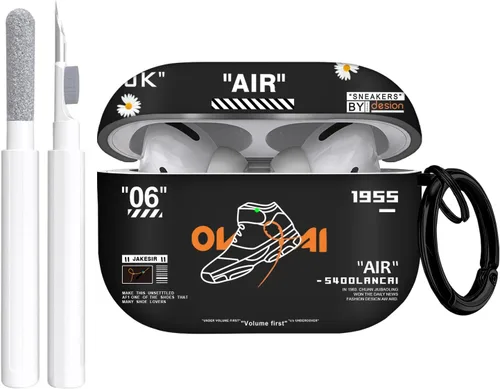 Miniatura 24 de Gedicht Funda para Airpods Pro, lindo diseño de fútbol de TPU suave fundas para Airpods Pro 1ª generación, a prueba de golpes para Airpods Pro 2019