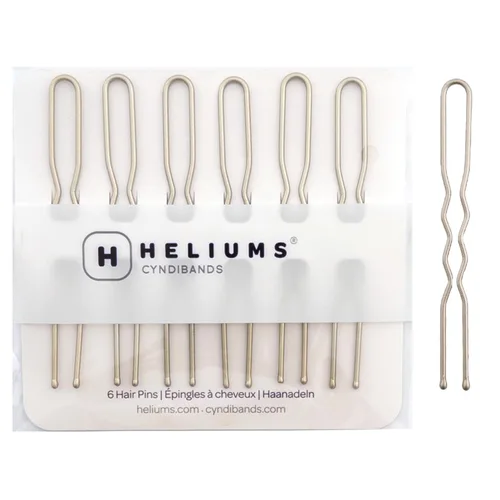 Miniatura 10 de Heliums Horquillas de metal grandes para el cabello francés, color negro, 4 pulgadas, pasador de acero en forma de U de metal resistente para moños