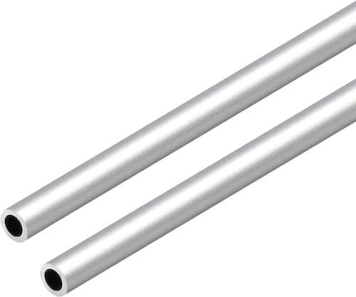 Miniatura 8 de Tubo redondo de aluminio 6063, 0.472 pulgadas de diámetro exterior 0.079 in de grosor de pared 11.811 in de longitud, tubo recto de metal sin