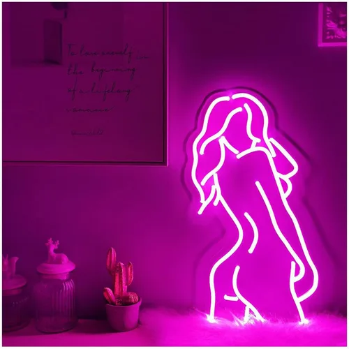 Miniatura 8 de Señal de neón con texto en inglés "Sexy Lady Naked Lad", letrero decorativo para el hogar, dormitorio, decoración de habitación, bar, cerveza, Rojo