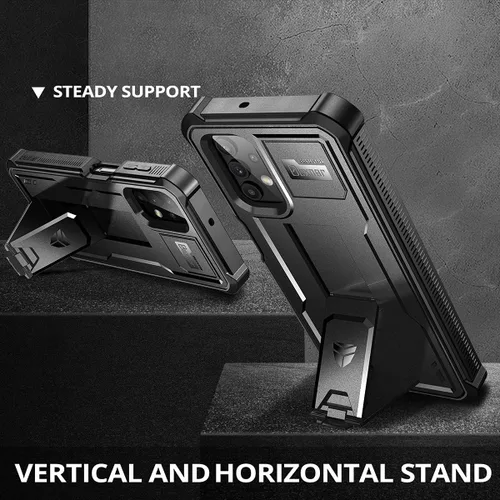 Miniatura 5 de Dexnor Funda para Samsung Galaxy A32 5G, [Protector de pantalla y soporte integrados] Protección de grado militar resistente a prueba de golpes