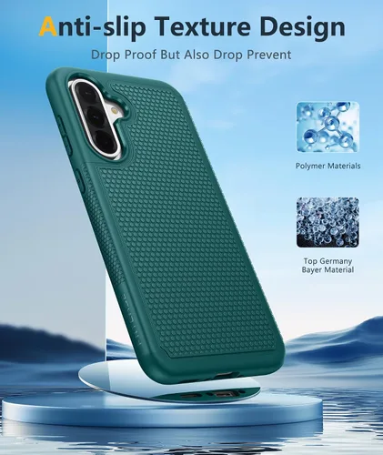 Miniatura 395 de FNTCASE Funda para iPhone 17 Pro: Fundas delgadas translúcidas de color azul claro compatibles con MagSafe, protección completa de la cámara