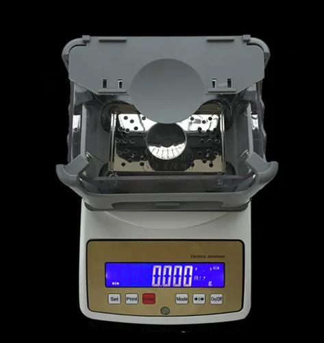 Miniatura 4 de Medidor de densidad sólida Probador de densidad digital Analizador de pureza de metal Densímetro sólido 0.005 ~ 10.58 oz Precisión 0.00 oz/cm3