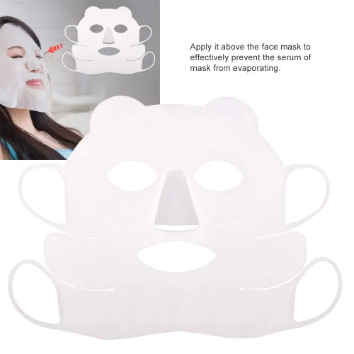 Miniatura 2 de ZJchao Hoja de silicona, cubierta de silicona facial reutilizable de silicona facial panda gancho para las orejas cubiertas hidratantes