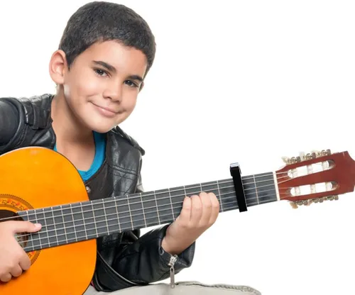 Miniatura 4 de Guitarra Capo 2 Pack Negro Capo Guitarra Abrazadera para Bajo Eléctrico Acústico Ukelele