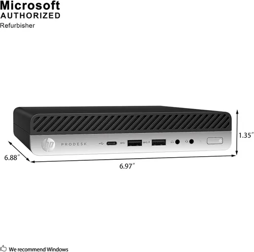 Miniatura 4 de HP ProDesk 600 G3 Mini PC de negocios de alto rendimiento, Intel Quad Core i5-7500T 2.7GHz, 8G DDR4, 1T SSD, WiFi, BT, DP, Windows 11 64 idioma