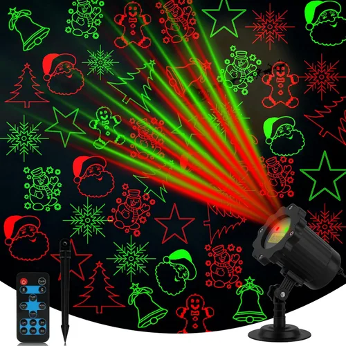 Miniatura 7 de Luces de Proyector de Halloween al Aire Libre, Luces de Proyector Láser de Halloween Impermeables con Control Remoto, Luces de Proyector
