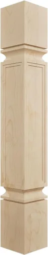 Miniatura 17 de Ekena Millwork COL03X03X35KEAL 3 ménsula de acanto pequeña, 3/4 de pulgada de ancho x 3 3/4 pulgadas de profundidad x 35 1/2 pulgadas de alto