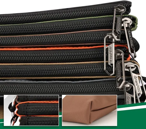 Miniatura 6 de GRENPRO Bolsa de herramientas con cremallera, bolsa de herramientas pequeña de 12 pulgadas, bolsa de almacenamiento multiusos, bolsa de herramientas
