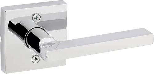 Miniatura 14 de Kwikset Halifax Manija interior de puerta de privacidad con cerradura, manija de puerta para baño y dormitorio, cerradura de botón de presión sin