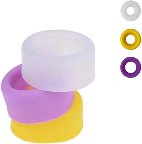 Miniatura 8 de 3 piezas de anillo de bomba de pene de silicona para hombre, accesorios extensores de pene, accesorios para extensor de erección de pene, repuesto