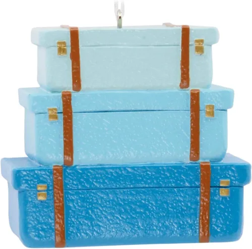 Miniatura 2 de Hallmark - Adorno apilado para equipaje de viaje, diseño de hobbies e intereses
