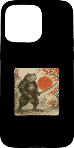 Miniatura 31 de Frog Samurai Japanese Warrior Costume Sumi-e Art Funny Case for iPhone 16