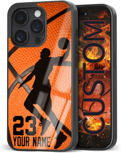 Miniatura 14 de Fundas de teléfono de baloncesto personalizadas para iPhone 6 7 8 11 12 13 14 15 16 17 Pro Max Plus Mini X para Samsung A03 A13 A14 A16 A17 A51 A52