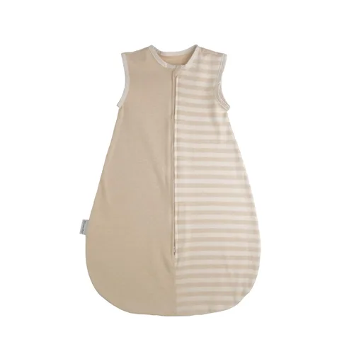 Saco de dormir para bebé de algodón natural para niños de 9 a 18 meses, sin mangas, 4 estaciones, ligero, unisex, 18-24 meses, Tog 1.0, transición,
