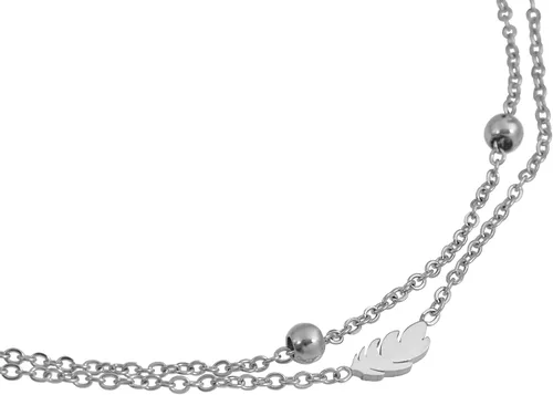 Miniatura 3 de Edforce Stainless Steel Pulsera tobillera con dijes para mujer