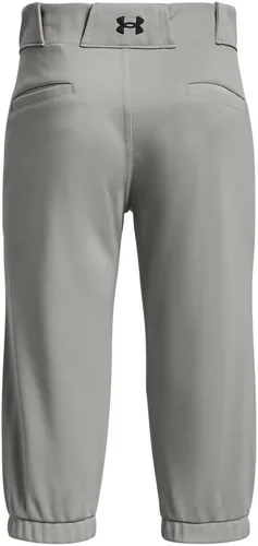 Miniatura 2 de Under Armour Pantalones de Softbol Utility para Niñas 22 (075) Gris Béisbol / Negro