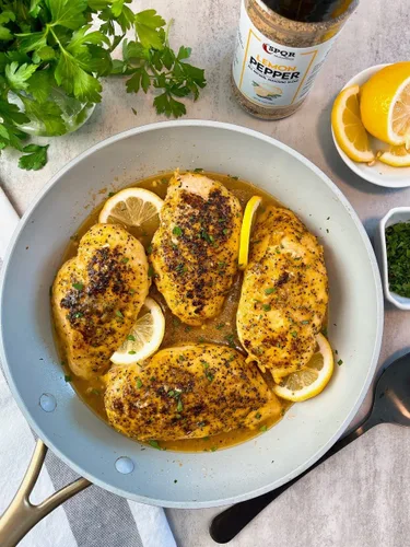 Miniatura 2 de All Natural Lemon Pepper Seasoning XL - Tarro de 11 onzas, sin ácido cítrico ni colorante artificial SPQR Seasonings