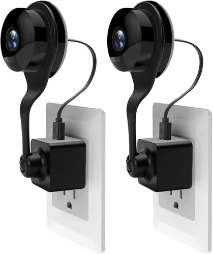 Miniatura 9 de Cargador USB 360 ajustable de pared de rótula de CA para montaje en toma de corriente alterna NC1102ES Nest Cam interior cargador portátil