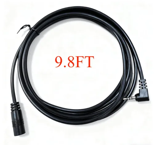 Miniatura 4 de Cable de extensión de cámara de respaldo para cámara de visión trasera, 0.098 in, 9.8 pies, macho a hembra, cable de extensión de cámara inversa