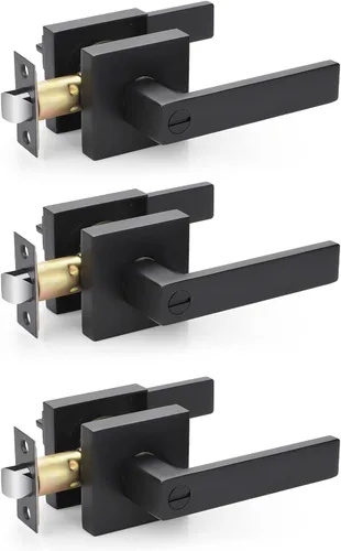 Miniatura 11 de Paquete de 10 cerraduras resistentes para puertas delanteras, exteriores y de dormitorio, juego de cerraduras de puerta de entrada con llaves