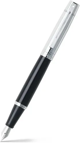 Miniatura 23 de Sheaffer 300 - Bolígrafo de punta redonda con detalles en cromo y tono dorado Ribete cromado/dorado