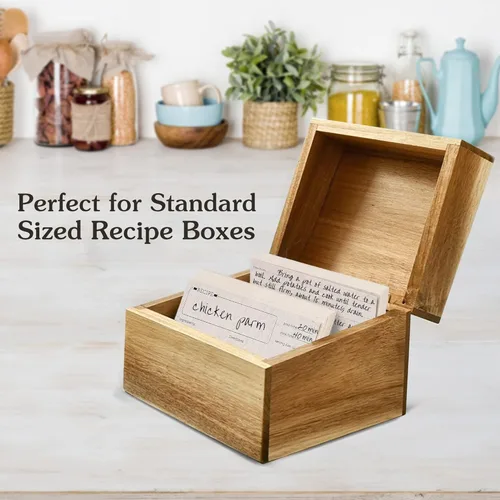 Miniatura 4 de LotFancy Tarjetas de recetas, 4 x 6 pulgadas, 60 unidades, doble cara, cartulina de receta en blanco, tarjetas de índice de recetas vintage